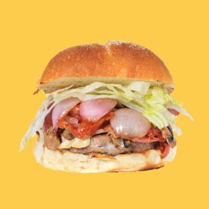 Lussuria con Hamburger di salsiccia di maiale